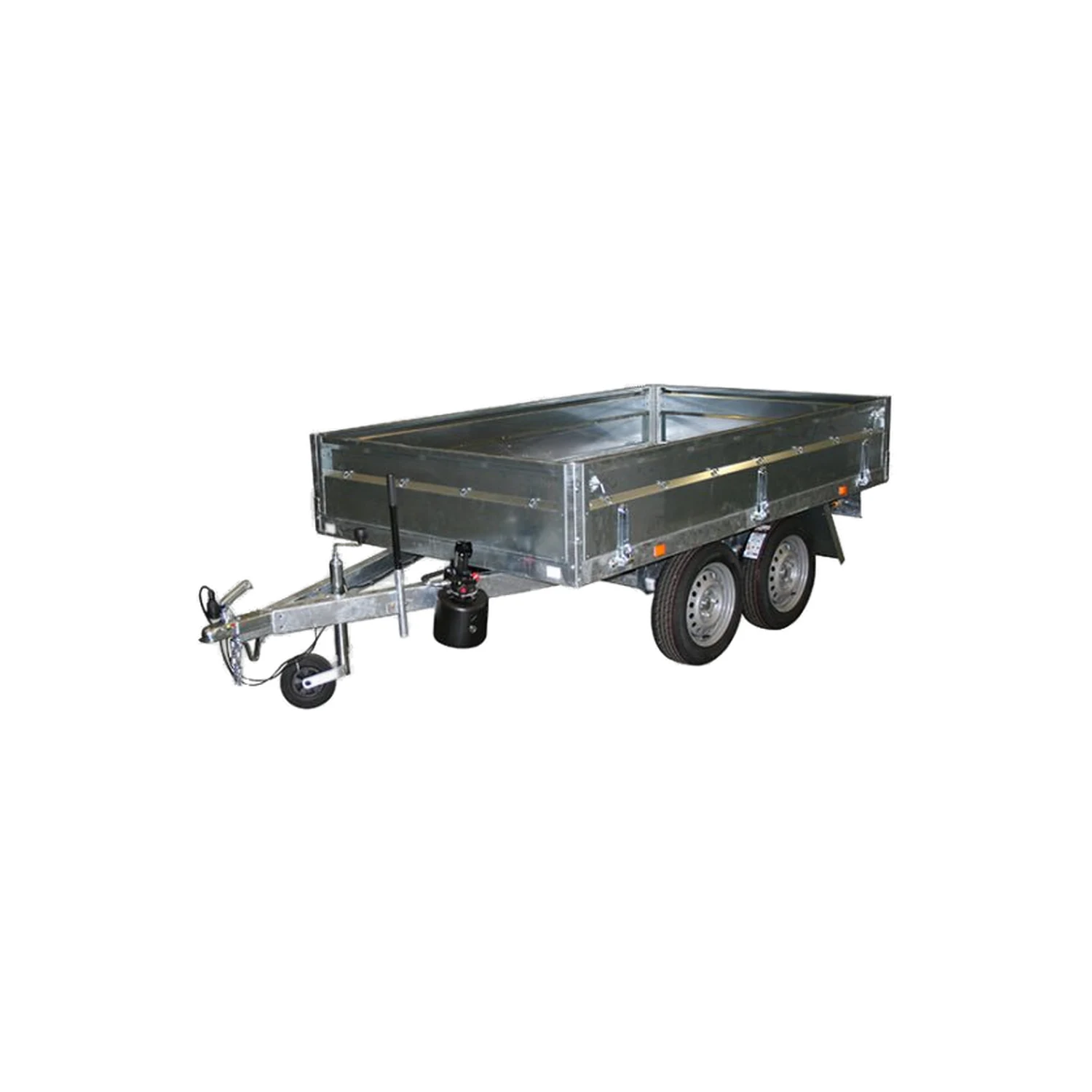 Remorque benne ERDE BE132PM – Double essieu freinée – Occasion