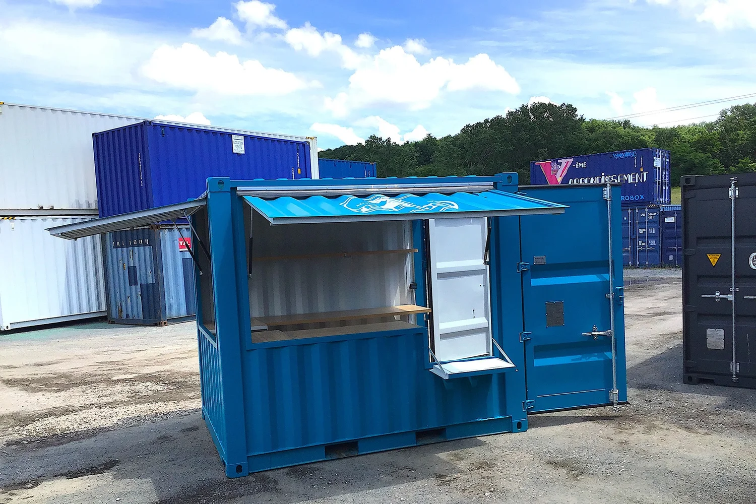 Container aménagé 10 pieds – Bureau ou Bar — photo 6