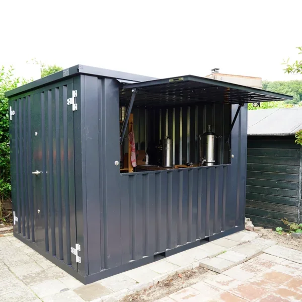 Container aménagé 10 pieds – Bureau ou Bar — photo 4